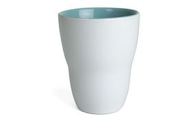 554401-1 Mugg Venus, vit/turkos 25cl 100 st