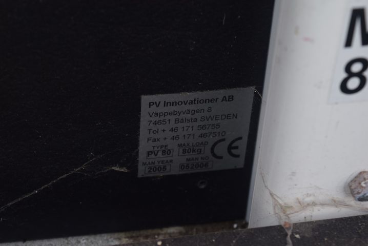 518865-8 Elektrisk lyft PV80
