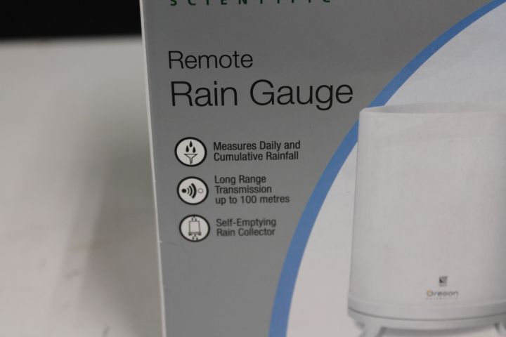550602-3 Oregon rain gauge new in cardboard