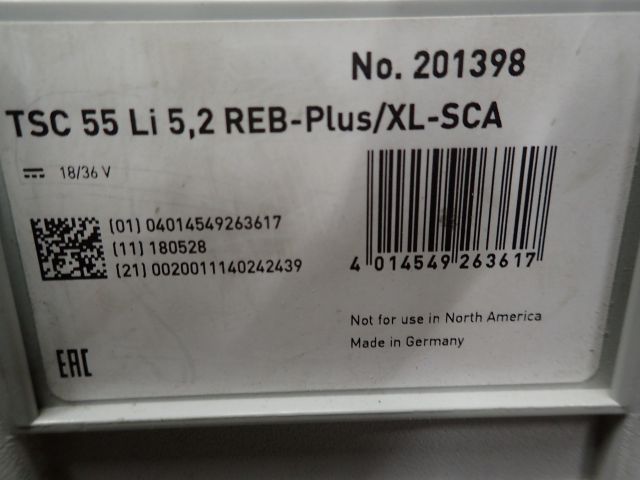 540398-15 Lower Saw FESTOOL TSC 55 REB