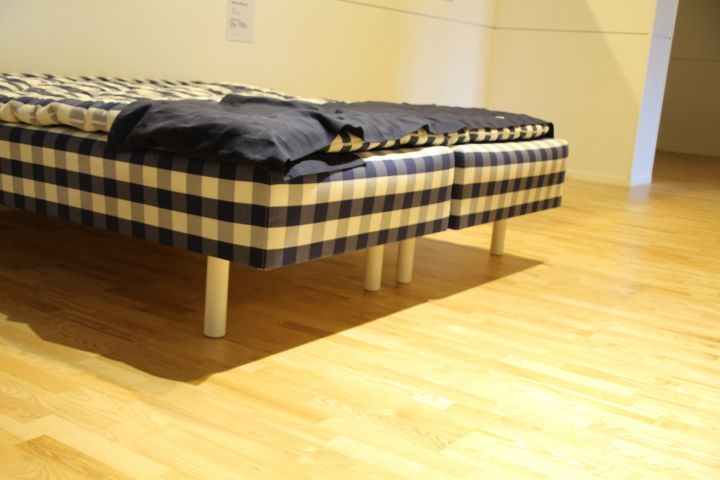 553155-2 Dubbelsäng Hästens Marquis 180x200cm med bäddmadrass och ben (demoex)