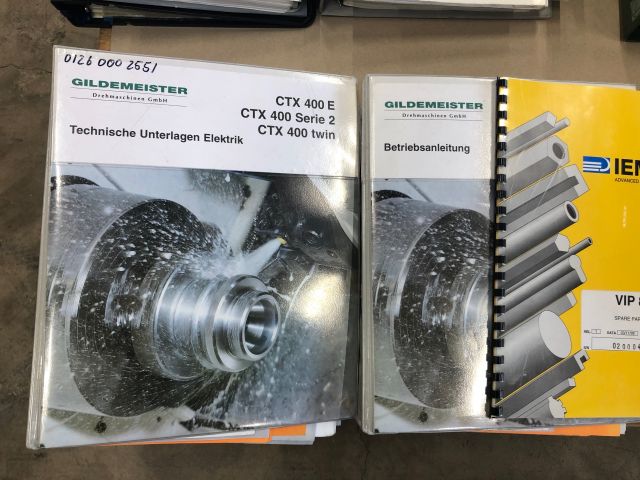 457864-15 CNC lathe Gildemeister CTX -400 Twin -01