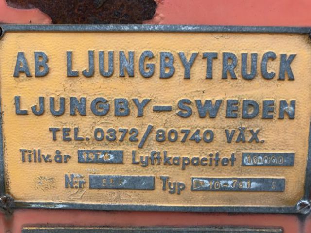 554887-36 Truck / Counterbalanced Truck AB LJUNGBYTRUCK LT10-761 S -74