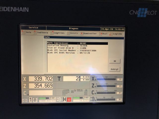 457864-69 CNC lathe Gildemeister CTX -400 Twin -01