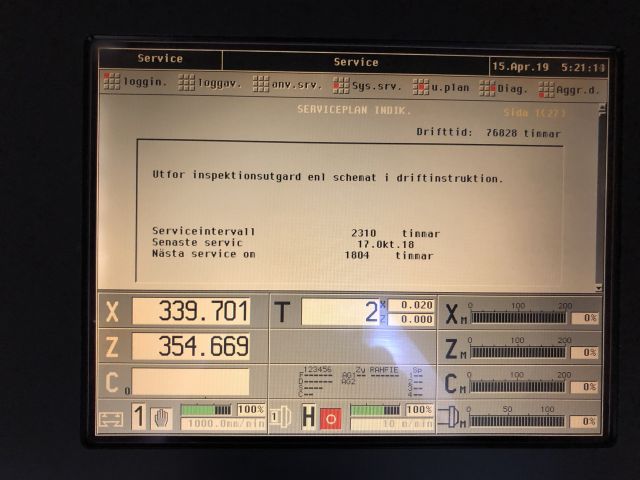 457864-70 CNC lathe Gildemeister CTX -400 Twin -01