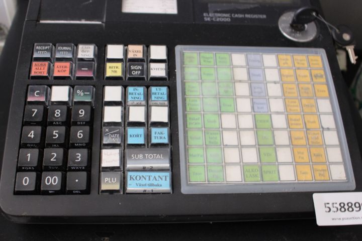 558899-4 Kassasystem, Casio, SE-C2000