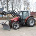 565653-1 Traktor Massey Ferguson 4225 -1997 med frontlastare, vikplog, sandspridare