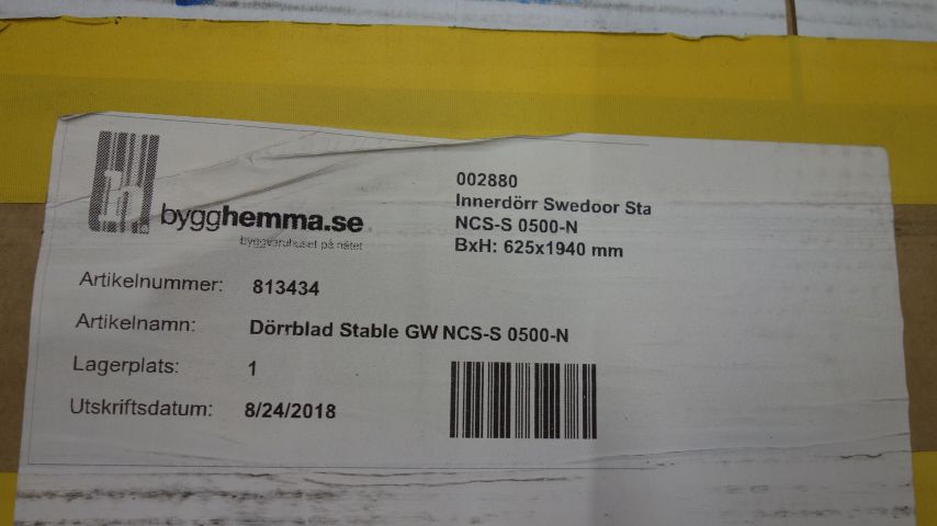 567943-2 5 interior doors Swedoor Stable GW NCS-S 0500-N