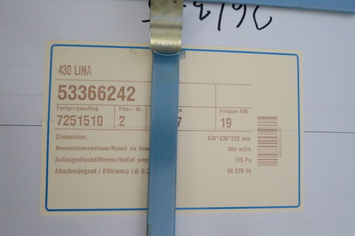 457879-4 Oil mist separator Bnine Lina 500