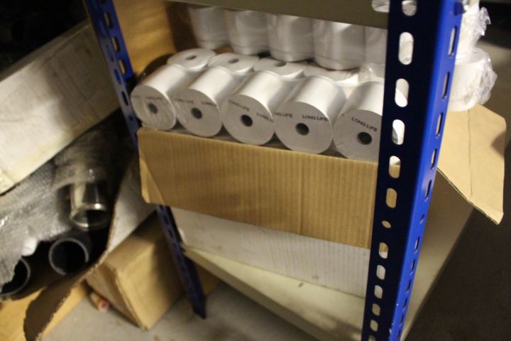 556595-6 Kassapparat Olivetti ECR 7900 & Kvittorullar