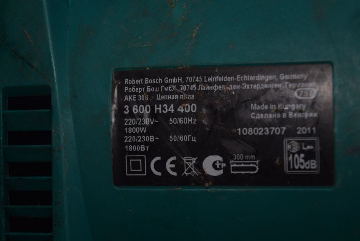 519016-4 Electric chain saw Bosch AKE 30 S