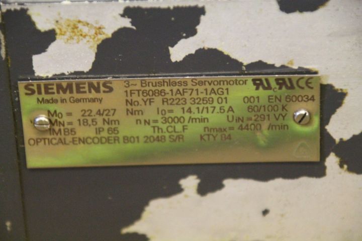 556645-2 Simens brushless servo motor with optical encoder