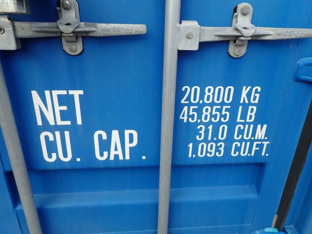549275-15 20-Foot Container Contract No: 1706167843