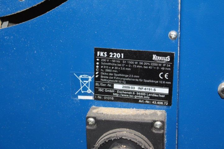 437388-8 Cleavage table Hercules FKS 2201 -09