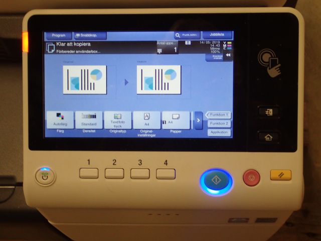 520738-4 Multifunction printer Konica Minolta Bizhub C3351