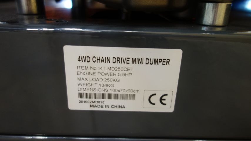 578612-7 Laston mini dumper 4wd chain drive