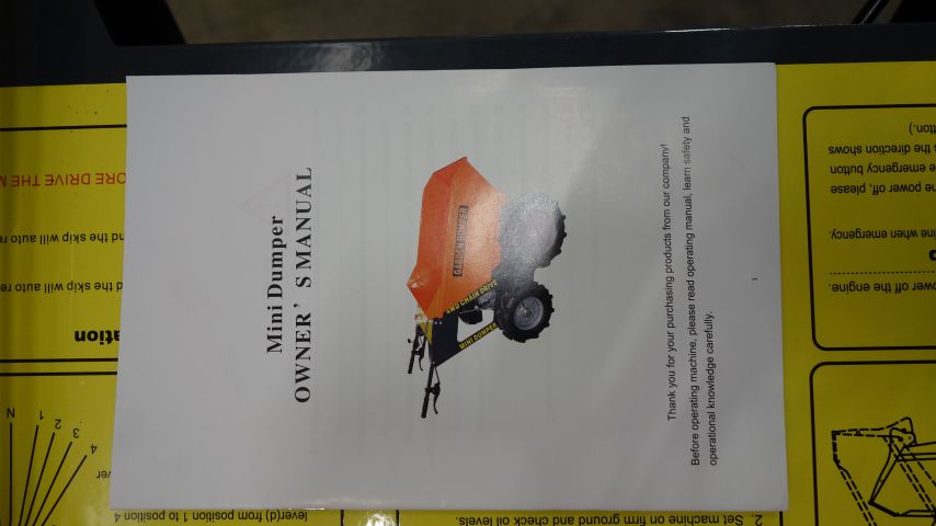 578612-10 Laston mini dumper 4wd chain drive