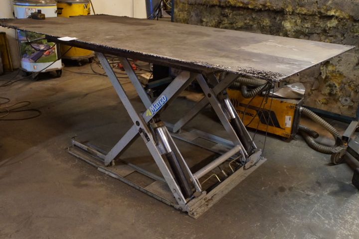 541933-8 Hydraulic lift table "Marco 100 kg"