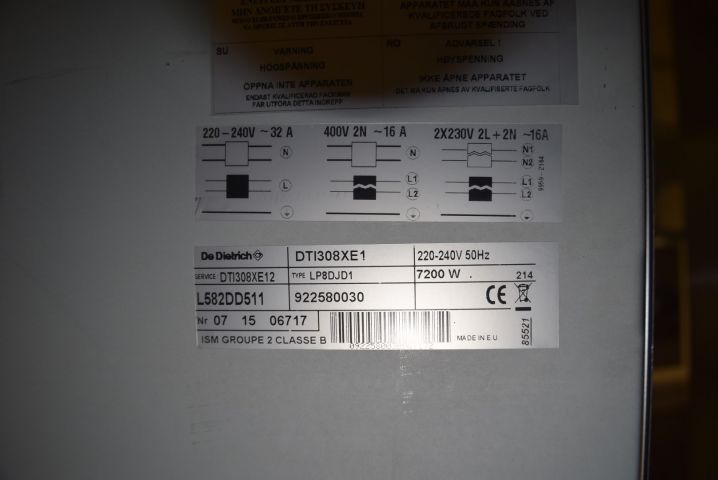 570585-7 Induction hob De Dietrich DTI308XE1 80cm - display specimen