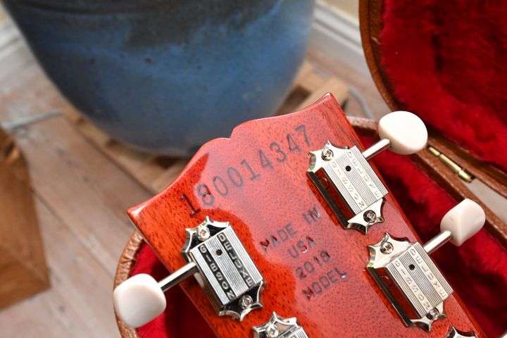 578924-8 Gibson SG Junior 2018 electric guitar vintage cherry