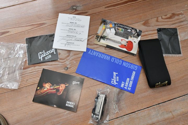 578924-10 Gibson SG Junior 2018 electric guitar vintage cherry