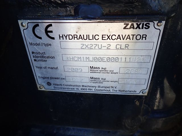 549381-45 HITACHI ZX27U