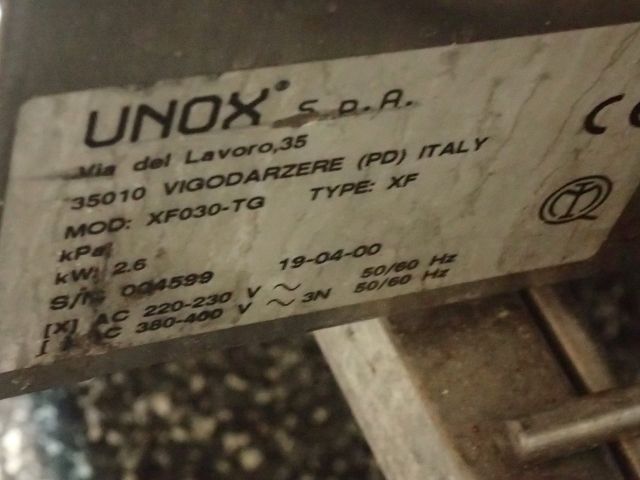 520392-9 Hot air oven UNOX XF030-TG
