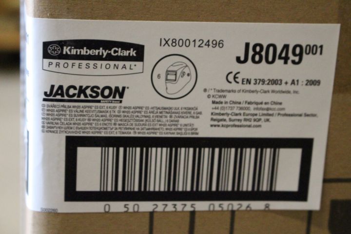 573865-3 Welding helmets 18x Jackson WH20 Aspire