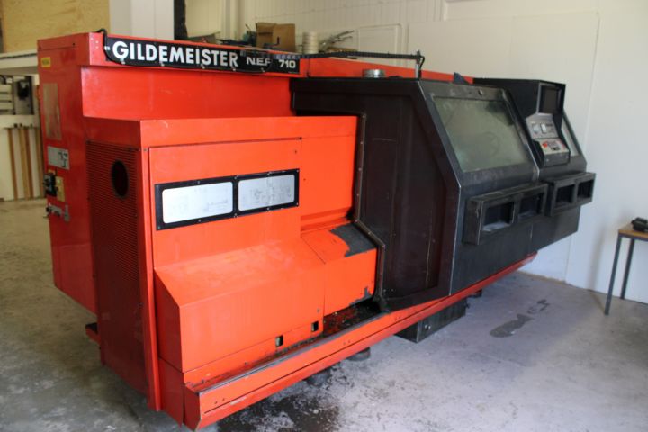 584332-1 Lathe GILDEMEISTER NEF 710 with chip conveyor