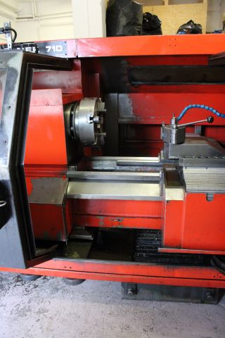 584332-4 Lathe GILDEMEISTER NEF 710 with chip conveyor