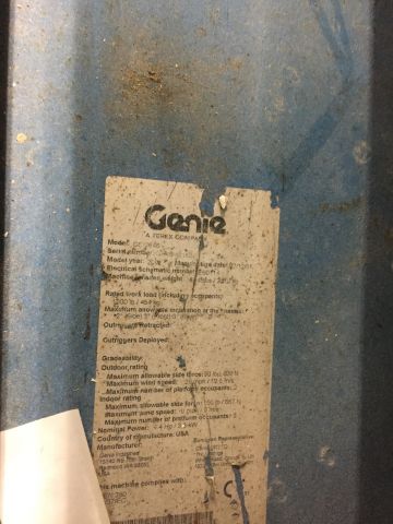 583074-9 Saxlift Genie GS-2646