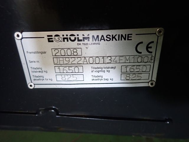 549487-45 EGHOLM 2200T Komplett med redskap