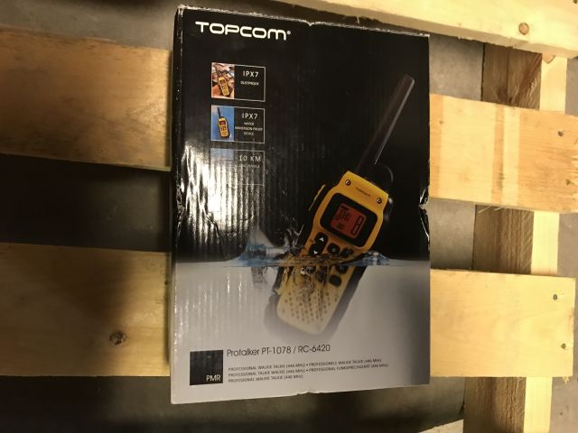 581544-4 Topcom Protalker PT-1078 two-way radio - Free shipping!