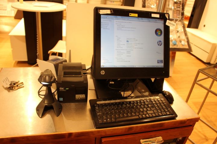 583710-1 Kassasystem, HP RP7 Retail system model 7800