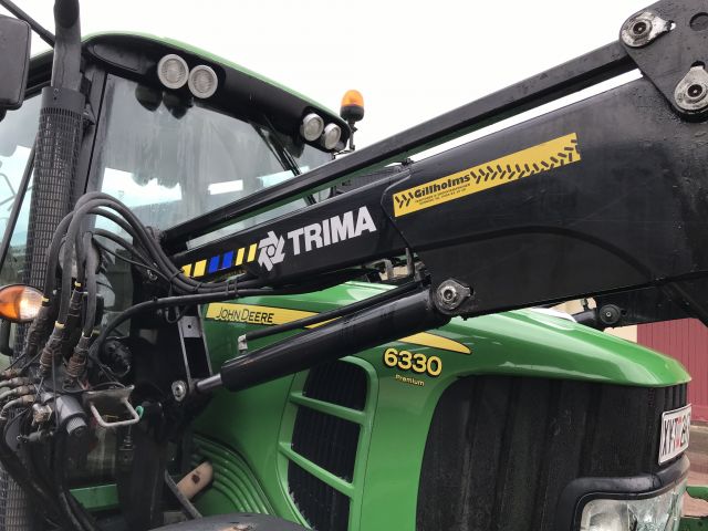 585170-19 Traktor John Deere 6330 -07 (6392,5 h, frontlastare)