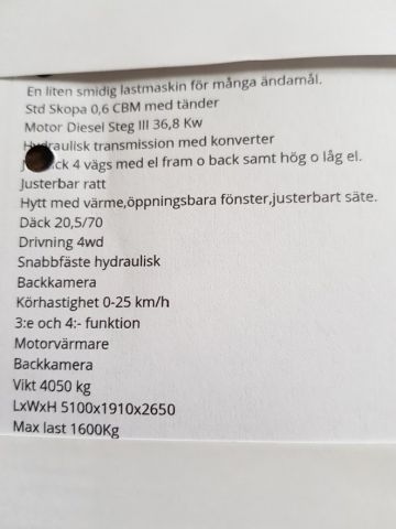 580577-26 Wheel loader, JH16F -16