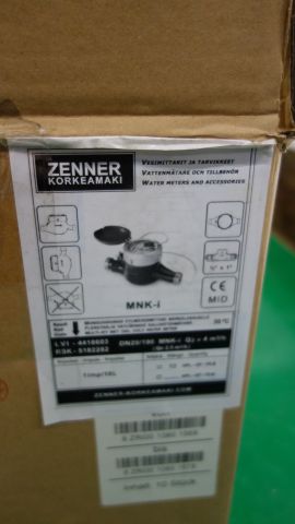 587373-2 7 Pulse Water Meters Zenner Korkeamaki MNK-i