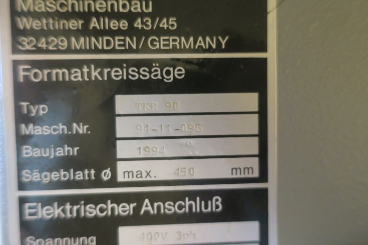 586281-13 Panel saw Altendorf TKR 90