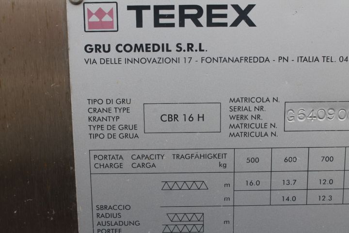 587900-16 Terex CBR 16 H Mobile Crane