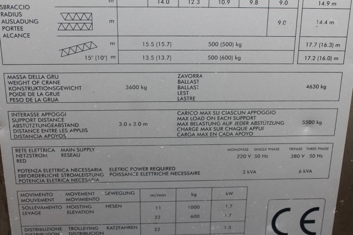 587900-20 Terex CBR 16 H Mobile Crane