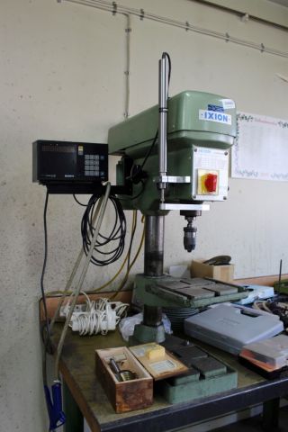 586866-1 Bench pillar drill, Ixion BT13, digital positioner