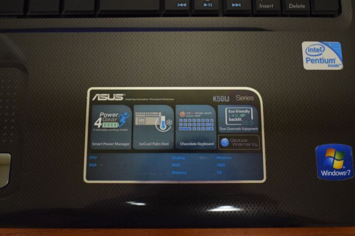 588294-3 Asus K50IJ laptop NR 7