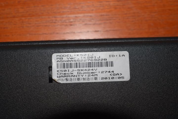 588294-7 Asus K50IJ laptop NR 7