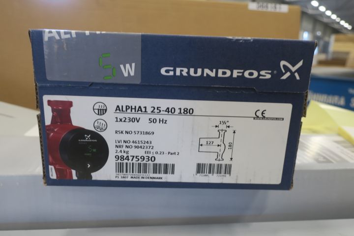 588188-2 Circulation pump Grundfos ALPHA1 25-40 180