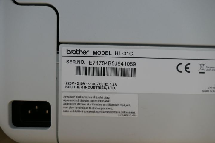 411039-12 2pcs Brother color laser printer