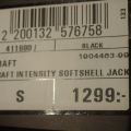 520543-5 Soft shell jacket CRAFT junior size small