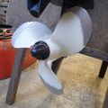 467061-9 Boat engine Evinrude 9.5hp with tank