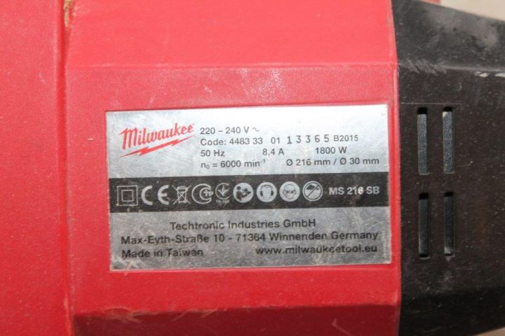 437191-8 Cutting and cutting saw Milwaukee MS 216 SB