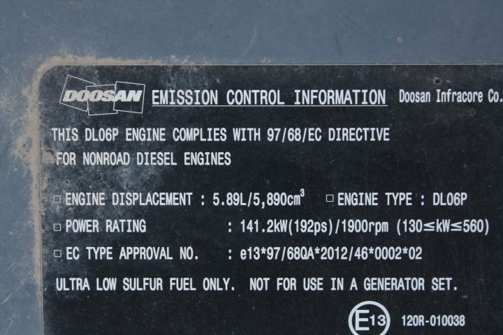 Crawler excavator Doosan DX235 LCR -16 (4209 h. Gps