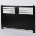 589779-1 Headboard Zebra Silva 160x120cm Black